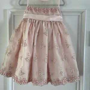 Perfectly Dressed 12 months pink floral dress